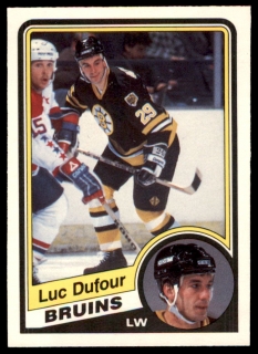 Hokejová karta Luc Dufour O-Pee-Chee 1984-85 řadová č. 3