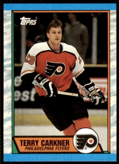 Hokejová karta Terry Carkner Topps 1989-90 řadová č. 3