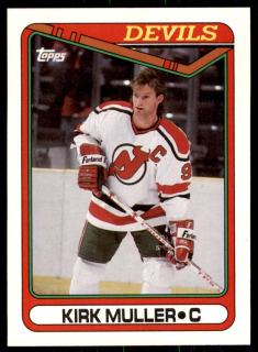 Hokejová karta Kirk Muller Topps 1990-91 řadová č. 245