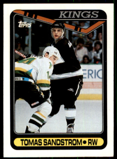 Hokejová karta Tomas Sandstrom Topps 1990-91 řadová č. 301