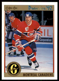 Hokejová karta Eric Desjardins OPC Premier 1991-92 řadová č. 157