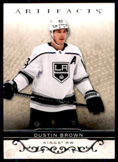 Hokejová karta Dustin Brown UD Artifacts 2021-22 řadová č. 58