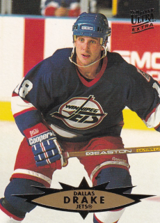 Hokejová karta Dallas Drake Fleer Ultra Extra 1995-96 řadová č. 326