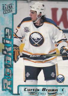Hokejová karta Curtis Brown Fleer Ultra Extra 1995-96 Rookie č. 333