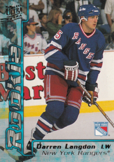 Hokejová karta Darren Langdon Fleer Ultra Extra 1995-96 Rookie č. 345