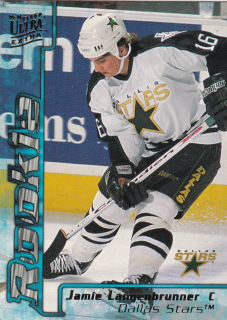 Hokejová karta Jamie Langenbrunner Fleer Ultra Extra 1995-96 Rookie č. 346