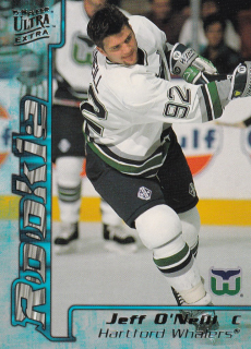 Hokejová karta Jeff O'Neill Fleer Ultra Extra 1995-96 Rookie č. 351