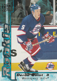 Hokejová karta Deron Quint Fleer Ultra Extra 1995-96 Rookie č. 352
