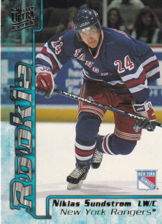 Hokejová karta Niklas Sundstrom Fleer Ultra Extra 1995-96 Rookie č. 357