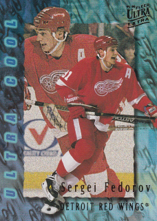 Hokejová karta Sergei Fedorov Fleer Ultra Extra 1995-96 Ultra Cool č. 381