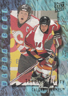 Hokejová karta Theoren Fleury Fleer Ultra Extra 1995-96 Ultra Cool č. 382