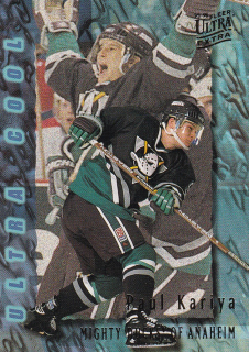 Hokejová karta Paul Kariya Fleer Ultra Extra 1995-96 Ultra Cool č. 388