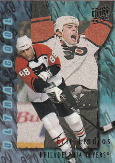Hokejová karta Eric Lindros Fleer Ultra Extra 1995-96 Ultra Cool č. 392