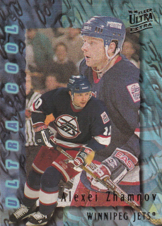 Hokejová karta Alexei Zhamnov Fleer Ultra Extra 1995-96 Ultra Cool č. 398