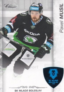 Hokejová karta Pavel Musil OFS 17/18 S.II. Blue