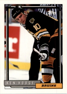 Hokejová karta Ken Hodge Topps 1992-93 řadová č. 306