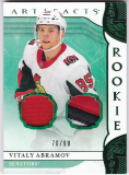 Hokejová karta Vitaly Abramov Artifacts 2019-20 Rookie Emerald /99 č. 175