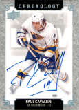 Hokejová karta Paul Cavallini UD Chronology 2018-19 Autographed č. FH-ST-PC