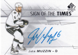 Hokejová karta Jake Muzzin UD SP Authentic 2016-17 Sign of the Times č. SOTT-JM
