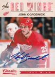 Hokejová karta John Ogrodnick Panini Classics Signatures 2012-13 Auto č. 165