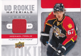 Hokejová karta Michael Frolík UD S2 2008-09 UD Rookie Materials č. RM-MF