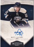 Hokejová karta Matt Calvert Panini Dominion 2010-11 Auto Rookie /199