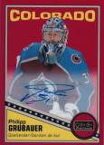 Hokejová karta Philipp Grubauer OPC Platinum 19-20 Red Rainbow Autos č. R-46