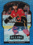 Hokejová karta Mark Giordano UD Allure 20-21 Blue Line Auto /35 č. 34