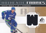 Hokejová karta Daniel Sedin SP Game Used 2011-12 Authemtic Fabrics č. AFDS