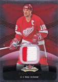 Hokejová karta Steve Yzerman Fleer Showcase 2015/16 Red Glow 18/25 č. 96