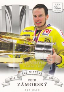 Hokejová karta Peter Zámorský OFS 14-15 S.I. Cup Winners Rainbow