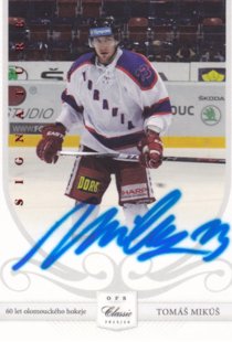 Hokejová karta Tomáš Mikúš Anniversary 15/16 Signature