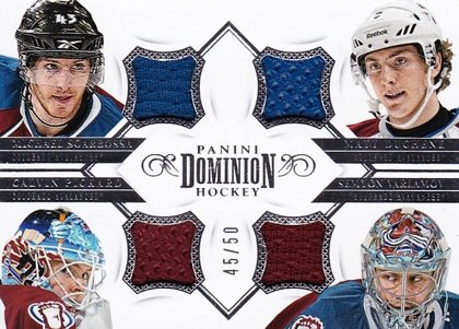 Hokejová karta Duchene / Varlamov / Pickard / Sgarbossa Panini Dominion 2013-14 