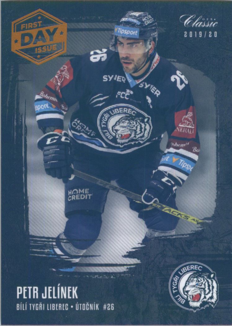 Hokejová karta Petr Jelínek OFS 2019-20 Série 1 First Day Issue