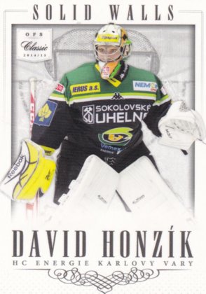 Hokejová karta David Honzík OFS 14-15 S.I. Solid Walls