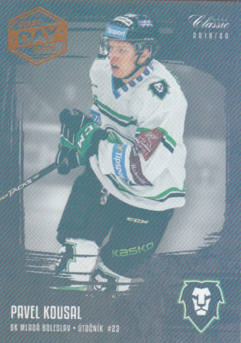 Hokejová karta Pavel Kousal OFS 2019-20 Série 1 First Day Issue