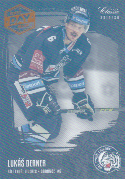 Hokejová karta Lukáš Derner OFS 2019-20 Série 1 First Day Issue