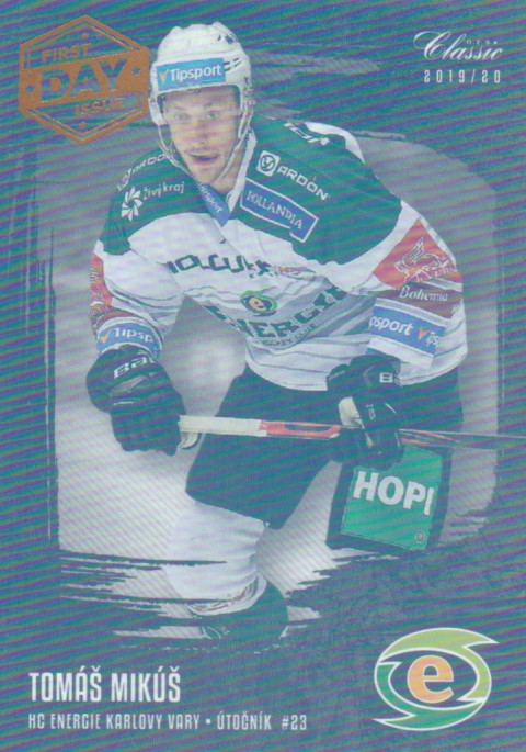 Hokejová karta Tomáš Mikúš OFS 2019-20 Série 1 First Day Issue