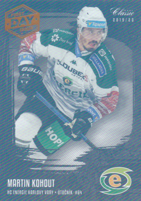 Hokejová karta Martin Kohout OFS 2019-20 Série 1 First Day Issue