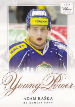 Hokejová karta Adam Raška OFS 14-15 S.I. Young Power
