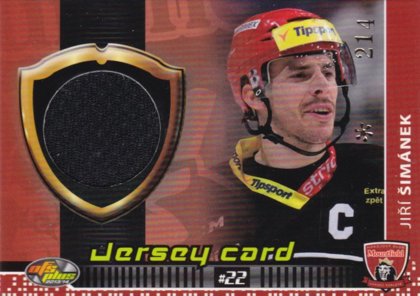 Hokejová Karta Jiří Šimánek OFS 13/14 Jersey