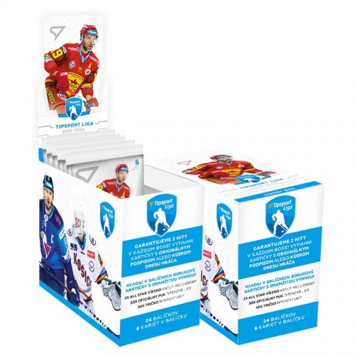 Box hokejových karet Tipsport Liga 2019-20 Hobby Box 