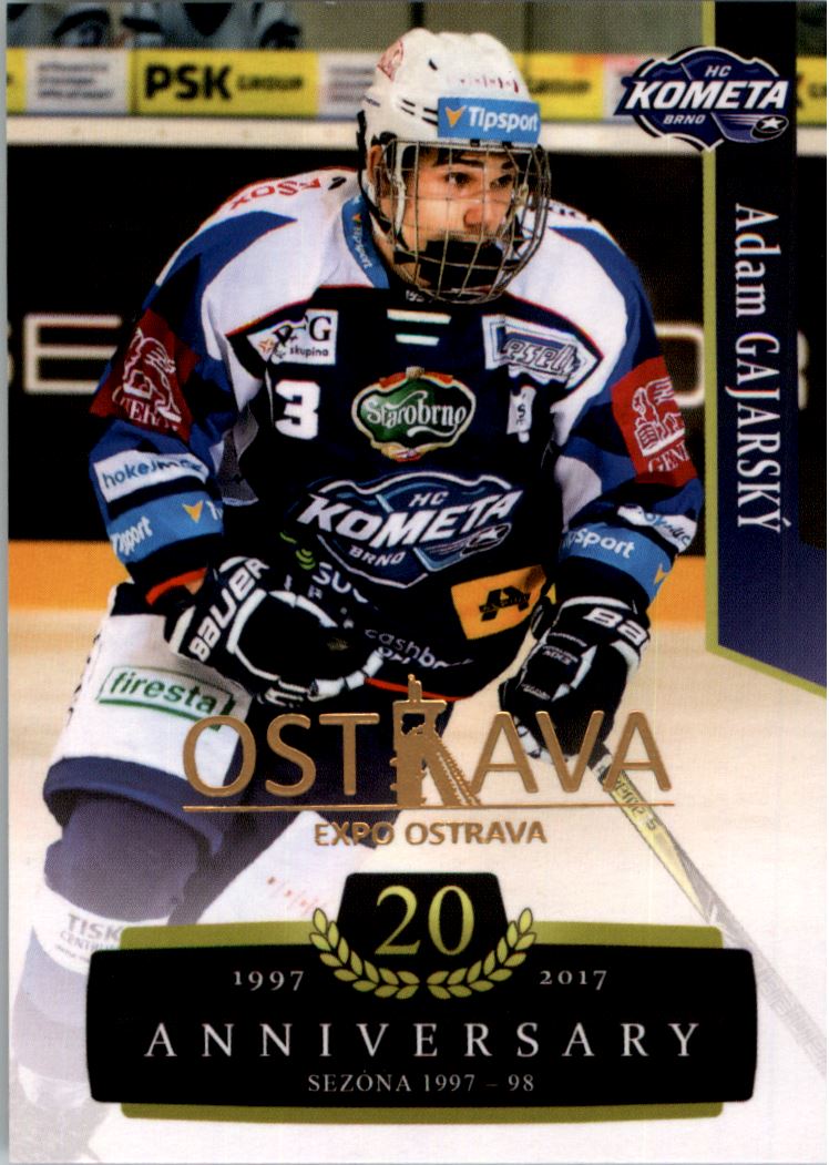 Hokejová karta Adam Gajarský OFS 17-18 Série 2 Retro Ostrava Expo