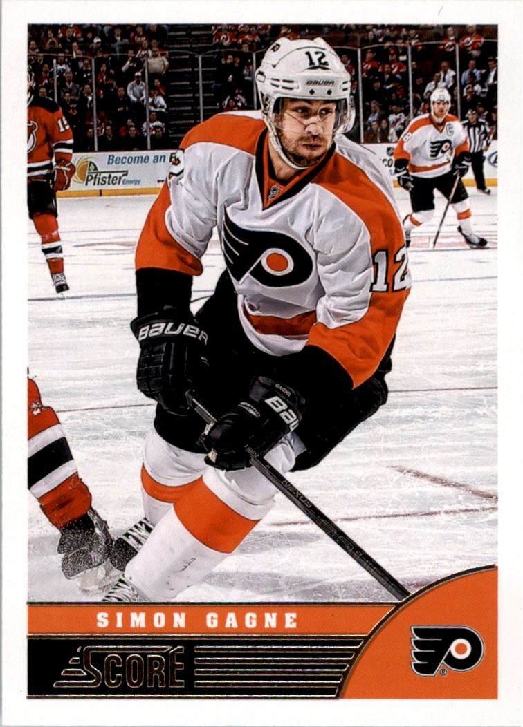 Hokejové karty - Simon Gagne Score 2013-14 řadová č. 380