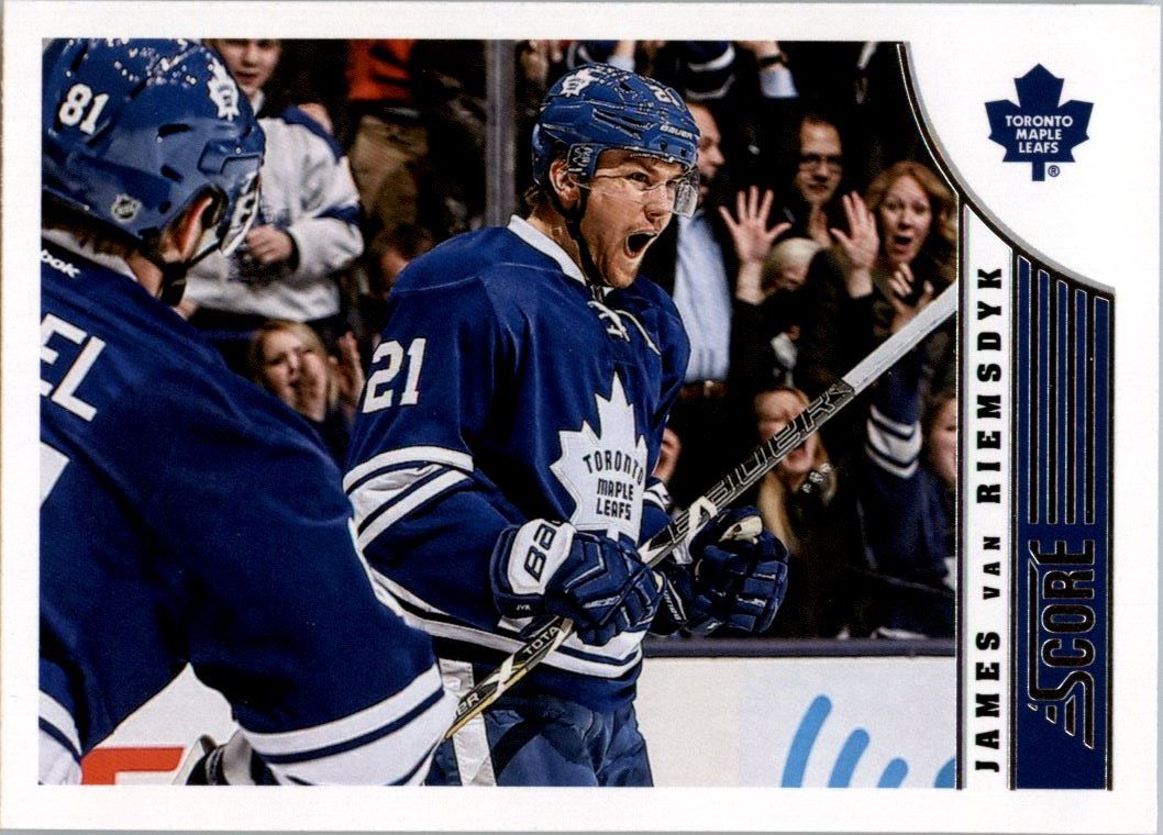 Hokejové karty - James Van Riemsdyk Score 2013-14 řadová č. 478