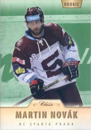 Hokejová karta Martin Novák OFS 15/16 Emerald Serie 2
