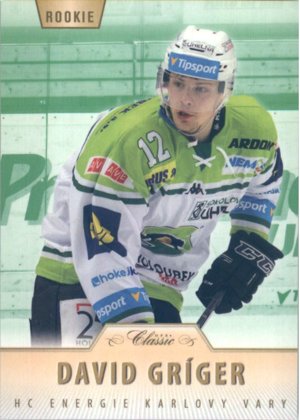 Hokejová karta David Gríger OFS 15/16 S.II. Emerald