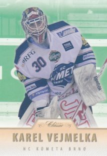 Hokejová karta Karel Vejmelka OFS 15/16 S.II. Emerald