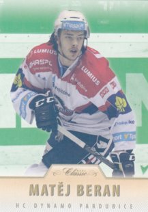 Hokejová karta Matěj Beran OFS 15/16 S.II. Emerald