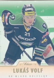 Hokejová karta Lukáš Volf OFS 15/16 S.II. Emerald